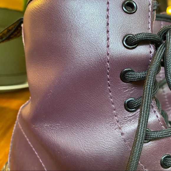SOLD Dr Martens Delaney ankle boot purple size 7 - Picture 7 of 10